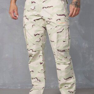 YoungLA 602 - Camo Tactical Cargos Size LargeDesert Camo / Large